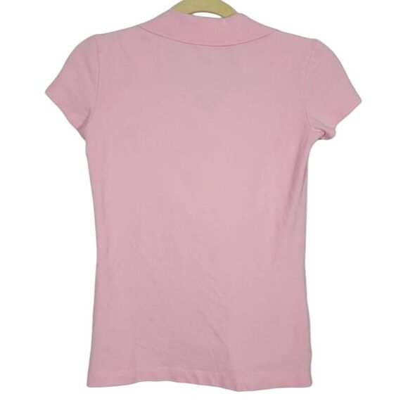 Lilly Pulitzer Meredith Luxletic Polo UPF 50+ Women's Size Large Pink Like New c - Picture 3 of 6